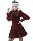 Dark In Love Alizarine Gothic Mini Dress