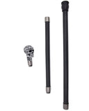 Penny Dreadful Gothic Steampunk Engraved Floral Skull Swaggering Cane