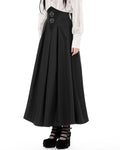 Dark In Love Womens Long Victorian Gothic High-Waisted Maxi Skirt