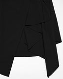 Punk Rave Daily Life Womens Gothic Witch Asymmetric Shirt Dress