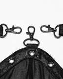 Punk Rave Womens Apocalyptic Gothic 2-Piece Shorts & Half Skirt