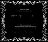Dark In Love Womens Gothic Crucific Beaded Choker Necklace - Black & Red