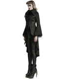 Punk Rave Womens Regency Gothic Jacquard Cutaway Frock Coat