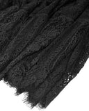 Dark In Love Long Gothic Lace Cutaway Off Shoulder Dress