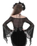 Eva Lady Womens Baroque Damask Gothic Buckled Crucifix Waist Cincher Corset