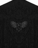 Punk Rave Daily Life Womens Gothic Butterfly Embroidered Waist Cincher Corset