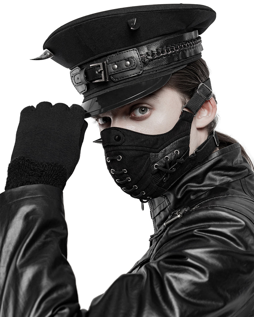 Punk Rave Instigator Mens Dieselpunk Military Cap – Violent Delights