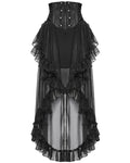 Punk Rave Womens Long Romantic Gothic Layered Chiffon Corset Skirt