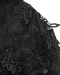 Eva Lady Dark Baroque Gothic Velvet & Lace Jacket