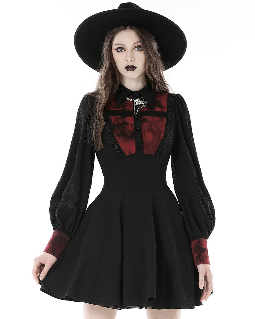 black gothic lolita dress cross Dark In Love Womens Gothic Lolita Bleeding Cross Mini Dress