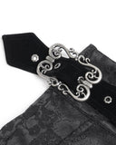 Devil Fashion Mens Gothic Aristocrat Brocade & Velvet Formal Dress Pants
