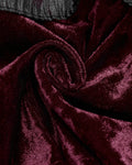 Punk Rave Daily Life Womens Long Gothic Crushed Velvet & Lace Bolero Cape - Red