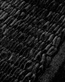 Dark In Love Womens Gothic Velvet & Lace Applique Corset Top - Black & Red