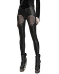 Punk Rave Daily Life Womens Embossed Baroque Gothic Damask Butterfly Leggings