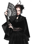 Dark In Love Gothic Lolita Lace Fan