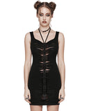 Punk Rave Daily Life Dark CyberPunk Twisted Ringlet Bodycon Dress