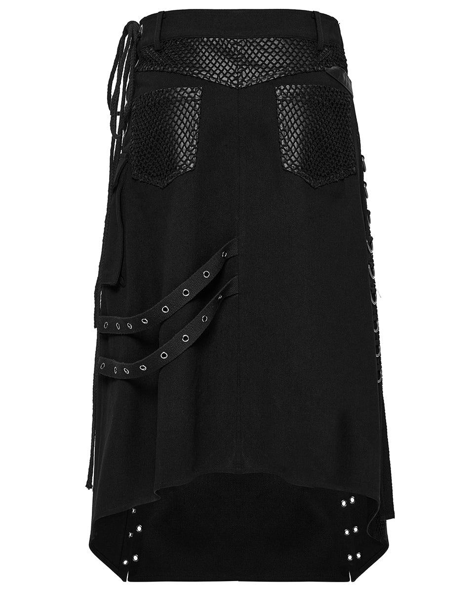 Punk Rave Mens Apocalyptic Gothic Transformer Utility Kilt Skirt ...