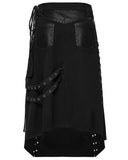 Punk Rave Mens Apocalyptic Gothic Transformer Utility Kilt Skirt