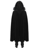 Devil Fashion Crowley Mens Cloak - Black