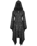 Devil Fashion Apocalyptic Punk Shredded Hooded Cloak Jacket