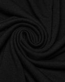 Punk Rave Daily Life Apocalyptic Gothic Asymmetric Broken Knit Hooded Dress