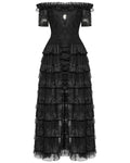 Punk Rave Womens Long Gothic Steampunk Cameo Prom Wedding Dress
