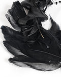 Eva Lady Womens Gothic Crucifix Featheread Headpiece Fascinator