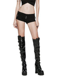 Punk Rave Daily Life 2-Piece Hot Pants & Half-Skirt Set