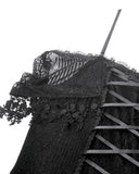 Dark In Love Womens Elegant Gothic Black Lace Off-Shoulder Evening Prom Dress