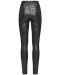 Punk Rave Daily Life Womens Embossed Baroque Gothic Damask Butterfly Leggings