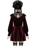 Dark In Love Romantic Gothic Velvet Lolita Doll Mini Dress