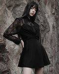 Punk Rave Daily Life Casual Gothic Lolita Lace Blouse Top