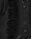 Punk Rave Mens Gothic Steampunk Embellished Jacquard Tail Coat Jacket