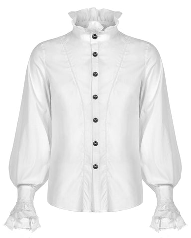gothic white dress shirt men NAFUU Mens Shirts Fashion Asymmetric Placket Unique Men's Slim Fit Long Sleeve Button Up Shirts Party Tops Daily Fashion Shirts consult the Size Chart for actual item measurements to determine which size you should purchase Our Goth Spring Casual Graphic