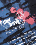 Punk Rave Womens Broken Knit Shredded Bondage Top & Scarf Hood - Black & Blue