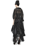 Devil Fashion Womens Gothic Fringed Shawl