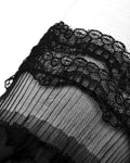 Dark In Love Elegant Lace Up Guiture Lace Gloves