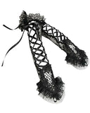 Dark In Love Gothic Lace Opera Corset Gloves