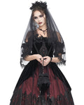 Eva Lady Gothic Velvet & Lace Mini Handbag Purse