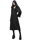 Punk Rave Daily Life Casual Baroque Gothic Printed Mesh Hooded Cloak