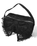 Dark In Love Womens Gothic Lolita Lace Bow Mini Handbag