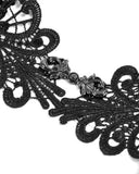 Dark In Love Womens Elegant Gothic Lace Bell Sleeve Bolero Shrug