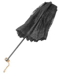 Dark In Love Womens Gothic Lolia Doll Lace Applique Parasol Umbrella