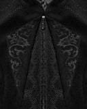 Punk Rave Womens Gothic Embroidered Victorian Woolen Riding Jacket