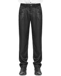 Devil Fashion Mens Victorian Gothic Jacquard Formal Dress Pants