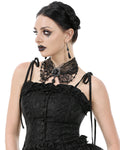 Dark In Love Womens Gothic Lace Butterfly Choker Necklace