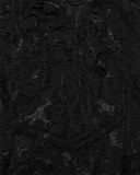 Punk Rave Daily Life Womens Apocalyptic Gothic Shredded Jacquard & Lace Flared Leggings