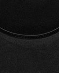 Punk Rave Daily Life Womens Gothic Beaded Wide Brim Fedora Hat - Black