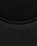 Punk Rave Daily Life Womens Gothic Beaded Wide Brim Fedora Hat - Black