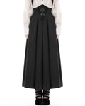 Dark In Love Womens Long Victorian Gothic High-Waisted Maxi Skirt